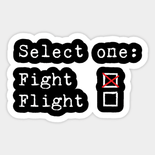 Fighter Sticker